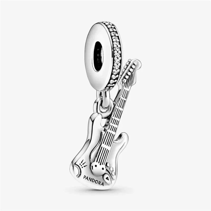 (imagine pentru) Talisman pandantiv Pandora cu Chitara electrica din argint - 798788C01