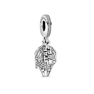(imagine pentru) Talisman pandantiv Pandora cu Disney Parks Star Wars Millennium Falcon din argint - P400920713941