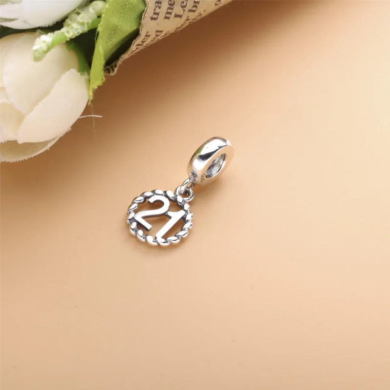 (imagine pentru) Talisman PANDORA aniversar 21 ani - 790496 - Vizualizare 2