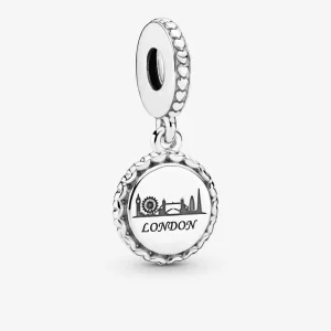 (imagine pentru) Talisman PANDORA de tip pandantiv cu Orizontul Londrei - 792018_E006