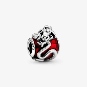 (imagine pentru) Talisman Pandora Disney Mulan Mushu din argint - 798632C01