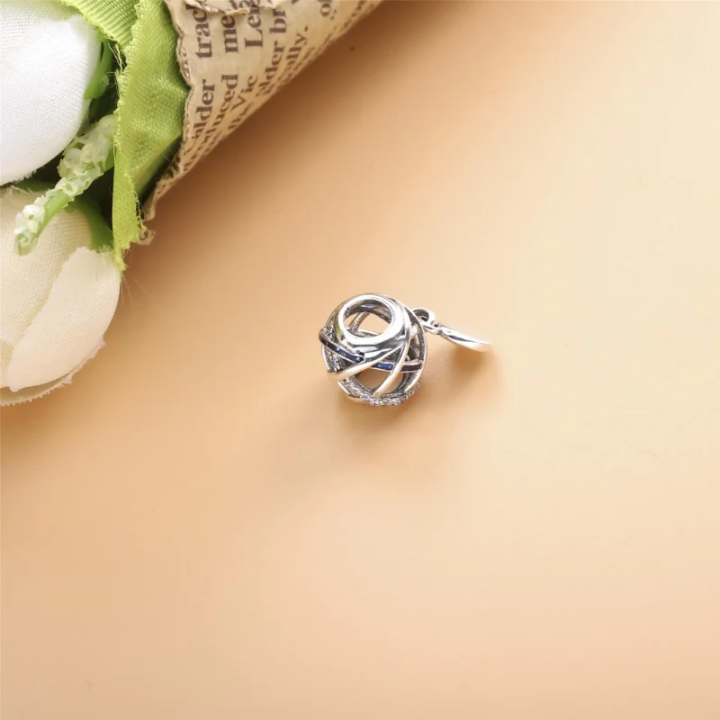 (imagine pentru) Talisman Pandora Disney Parks Space Mountain din argint - 798633C01 - Vizualizare 4