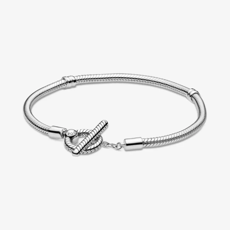 (imagine pentru) Brățară tip lanț clasic cu bară în T Pandora Moments - 599082C00