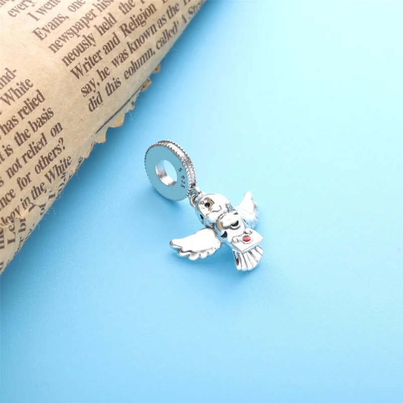 (imagine pentru) Harry Potter, Talisman PANDORA de tip pandantiv Bufnița Hedwig - 799123C01 - Vizualizare 2