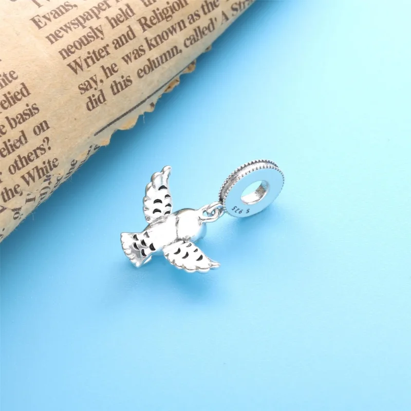 (imagine pentru) Harry Potter, Talisman PANDORA de tip pandantiv Bufnița Hedwig - 799123C01 - Vizualizare 3