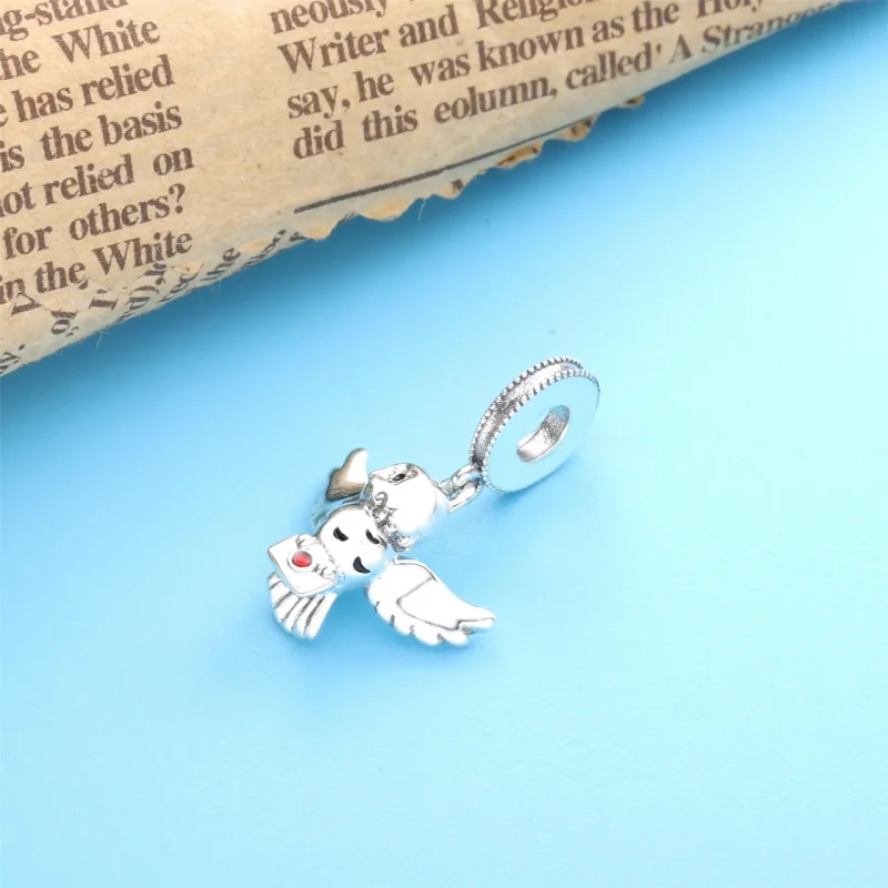 (imagine pentru) Harry Potter, Talisman PANDORA de tip pandantiv Bufnița Hedwig - 799123C01 - Vizualizare 4