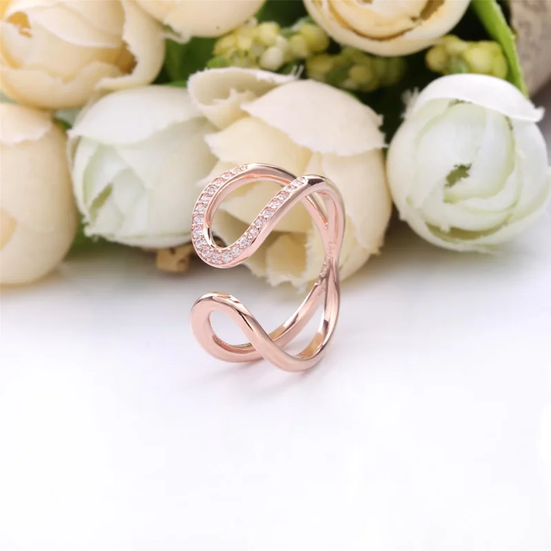 (imagine pentru) Inel PANDORA infinity deschis - 188882C01 - Vizualizare 2
