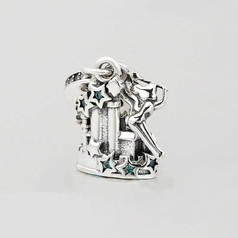 (imagine pentru) Talisman de tip pandantiv cu Parcul Disney Pandora Tinker Bell & Castle - 798856 - Vizualizare 3