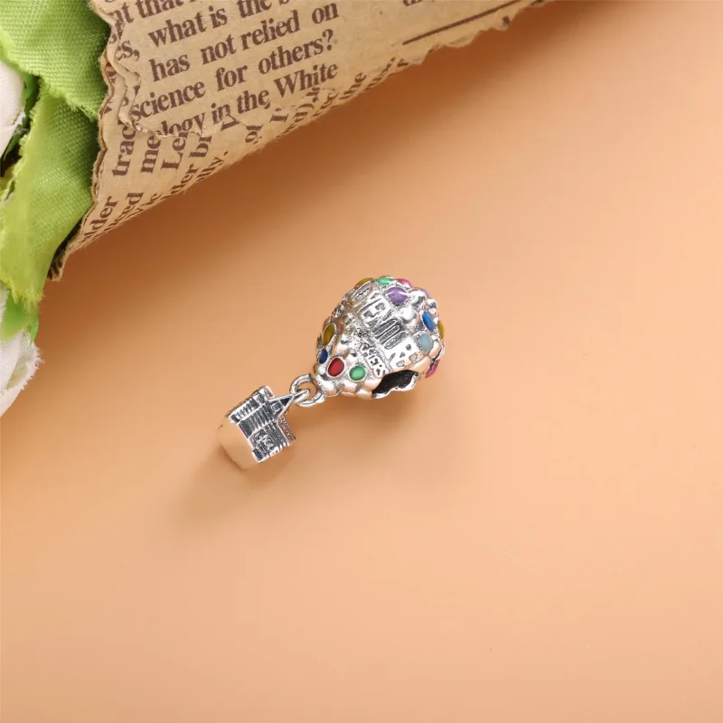 (imagine pentru) Talisman PANDORA Căsuță Disney ridicată în aer de baloane - 798962C01 - Vizualizare 4