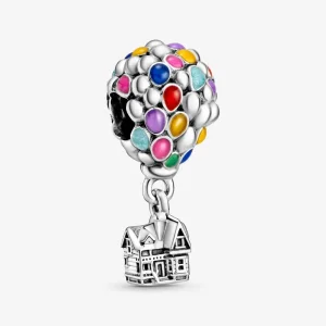 (imagine pentru) Talisman PANDORA Căsuță Disney ridicată în aer de baloane - 798962C01