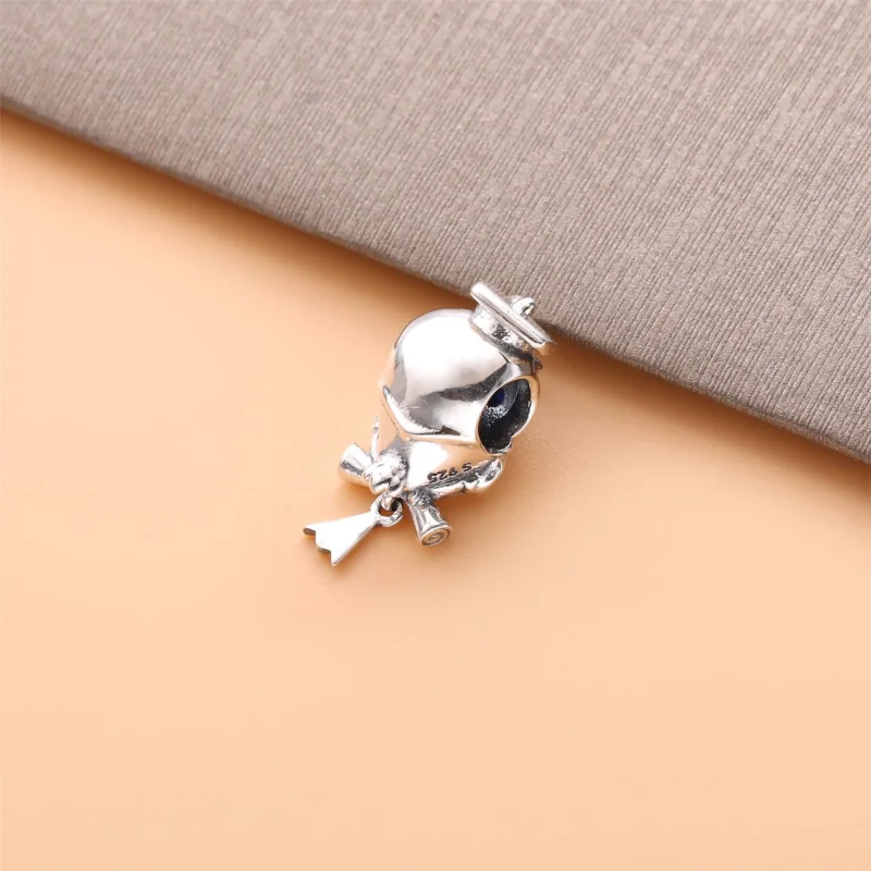 (imagine pentru) Talisman PANDORA cu bufniță inteligentă pentru absolvire - 798907C01 - Vizualizare 4