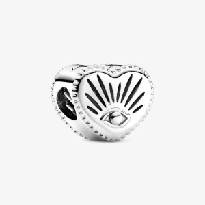 (imagine pentru) Talisman PANDORA cu inimă și ochiul atoatevăzător - 799179C00