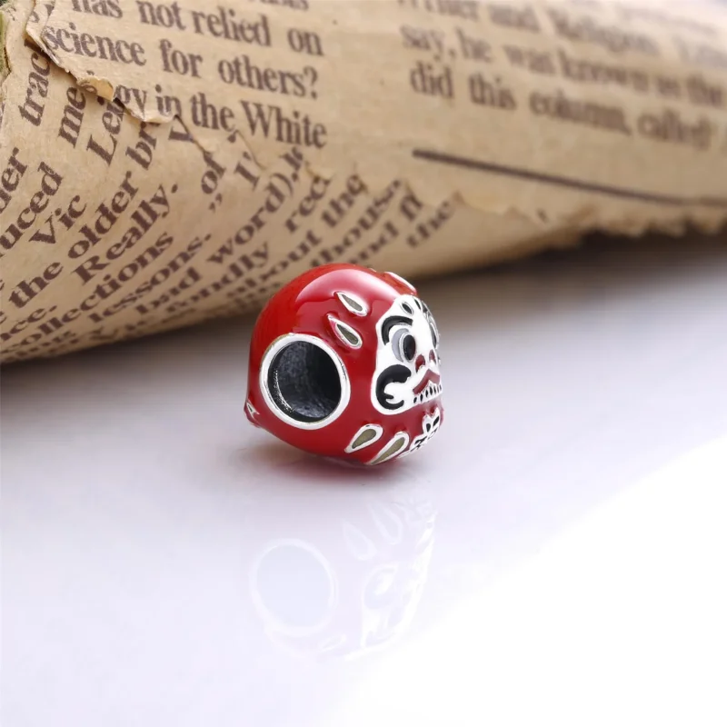 (imagine pentru) Talisman PANDORA cu Păpușa Roșie Daruma - 798920C01 - Vizualizare 3
