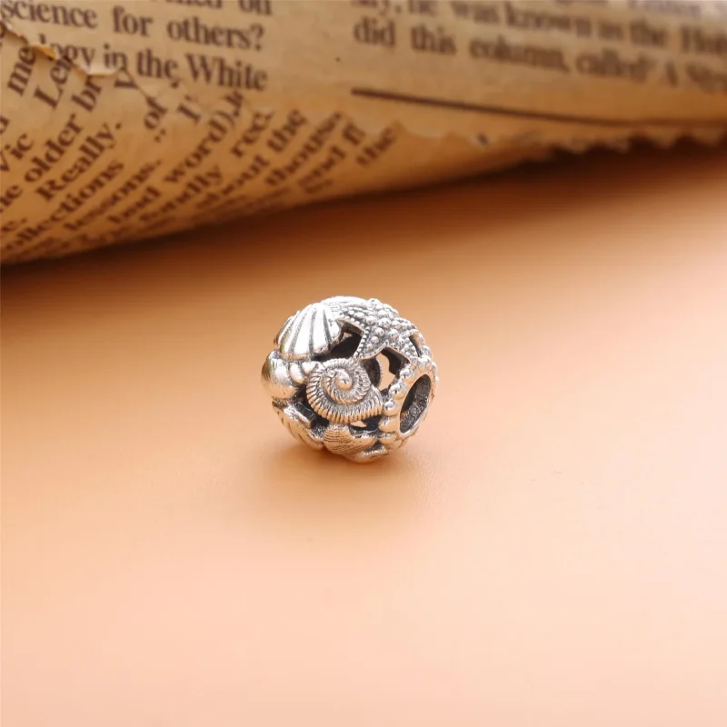 (imagine pentru) Talisman PANDORA cu Stele de mare, scoici și inimi - 798950C00 - Vizualizare 3