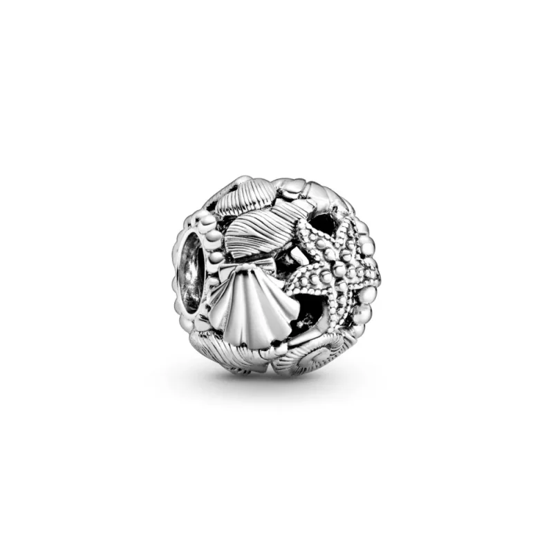 (imagine pentru) Talisman PANDORA cu Stele de mare, scoici și inimi - 798950C00