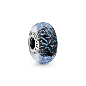 (imagine pentru) Talisman PANDORA cu Sticlă de Murano albastru închis ondulat Ocean - 798938C00