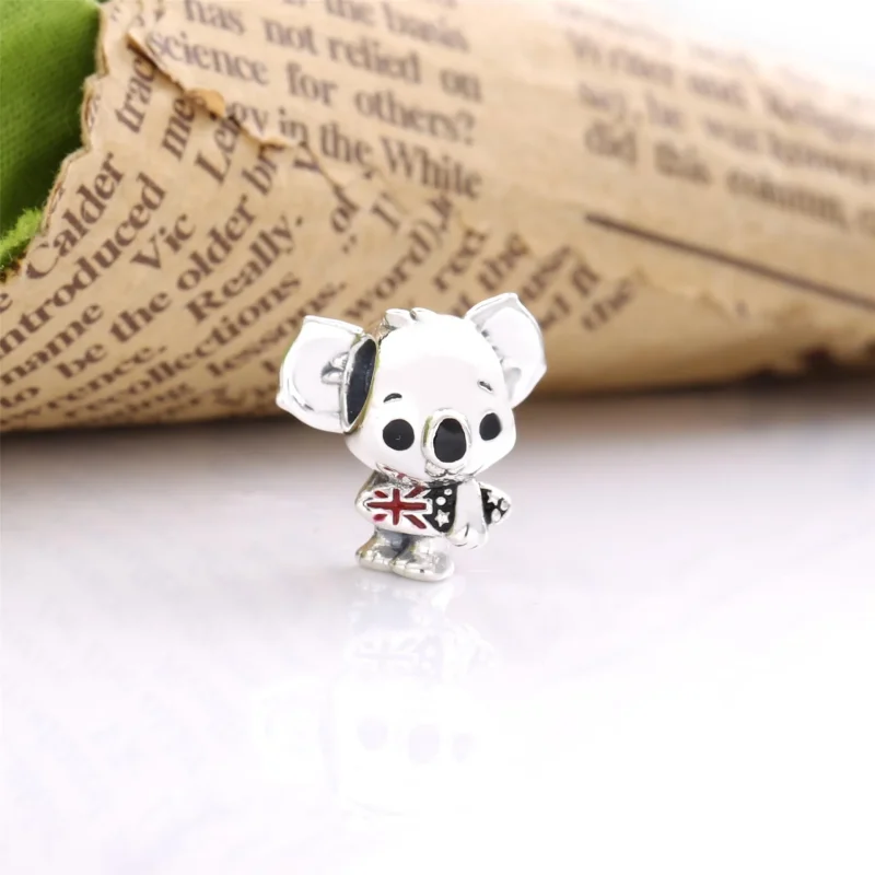 (imagine pentru) Talisman PANDORA cu Surfarea Koala - 799031C01 - Vizualizare 2