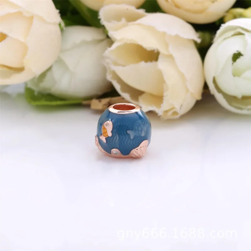 (imagine pentru) Talisman PANDORA cu Valuri și pești strălucitori de ocean - 789004C01 - Vizualizare 4