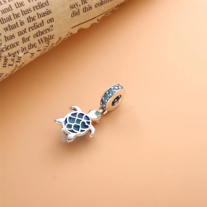 (imagine pentru) Talisman PANDORA de tip pandantiv cu Broască țestoasă din sticlă de Murano - 798 - Vizualizare 3