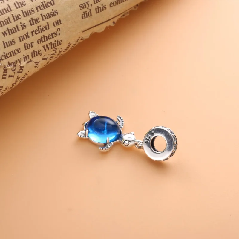 (imagine pentru) Talisman PANDORA de tip pandantiv cu Broască țestoasă din sticlă de Murano - 798 - Vizualizare 4