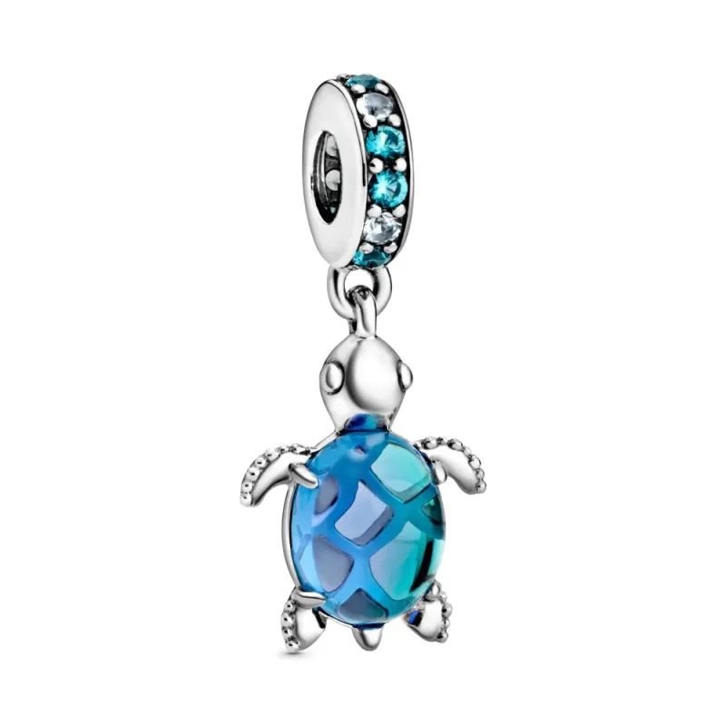 (imagine pentru) Talisman PANDORA de tip pandantiv cu Broască țestoasă din sticlă de Murano - 798939C01