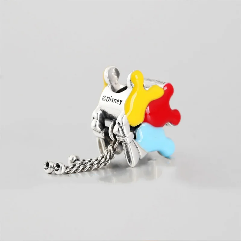 (imagine pentru) Talisman PANDORA de tip pandantiv cu Disney, Baloane Mickey Mouse - P40092351711 - Vizualizare 3