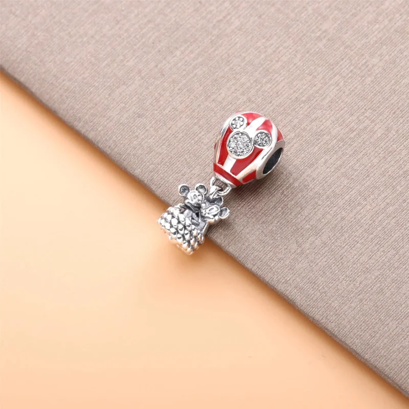 (imagine pentru) Talisman PANDORA de tip pandantiv cu Disney, Balonul cu aer cald al iubirii adev - Vizualizare 2