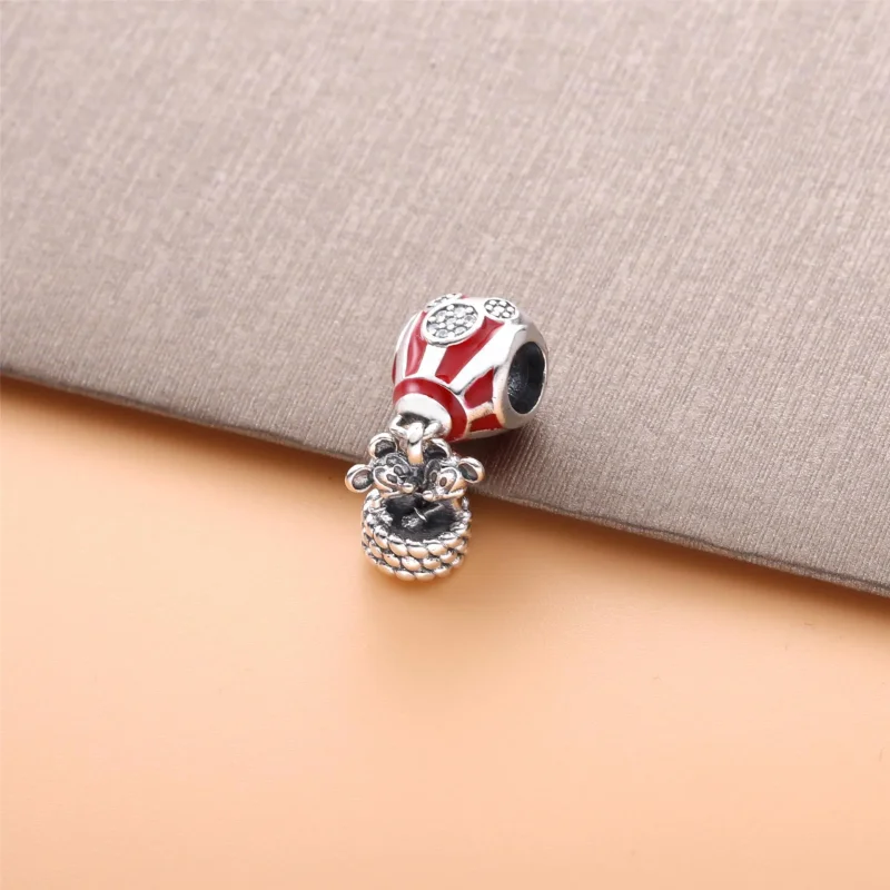 (imagine pentru) Talisman PANDORA de tip pandantiv cu Disney, Balonul cu aer cald al iubirii adev - Vizualizare 4