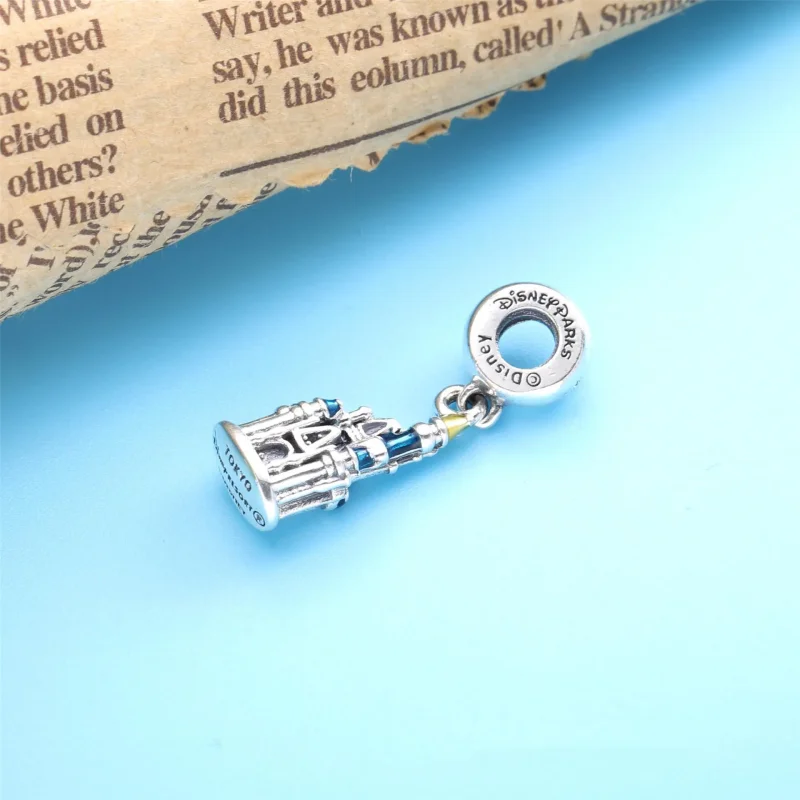 (imagine pentru) Talisman PANDORA de tip pandantiv cu Disney, Castelul Tokyo Disneyland - PJ00729 - Vizualizare 3