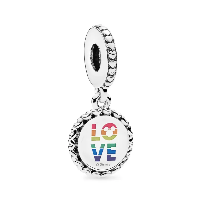 (imagine pentru) Talisman PANDORA de tip pandantiv cu Disney, Mickey Mouse Curcubeu - P4000360522 - Vizualizare 2