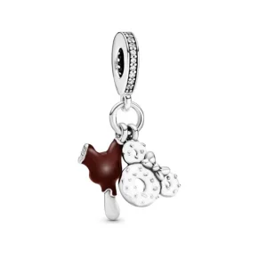 (imagine pentru) Talisman PANDORA de tip pandantiv cu Disney, Înghețată și gogoașă Park - 798894C01