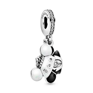 (imagine pentru) Talisman PANDORA de tip pandantiv cu Disney, Nunta Mickey și Minnie - 798804C01