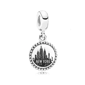 (imagine pentru) Talisman PANDORA de tip pandantiv cu New York - USB791169-G051