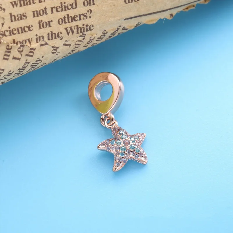 (imagine pentru) Talisman PANDORA de tip pandantiv cu Stea de mare spumante - 788942C01 - Vizualizare 2