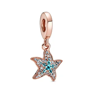 (imagine pentru) Talisman PANDORA de tip pandantiv cu Stea de mare spumante - 788942C01