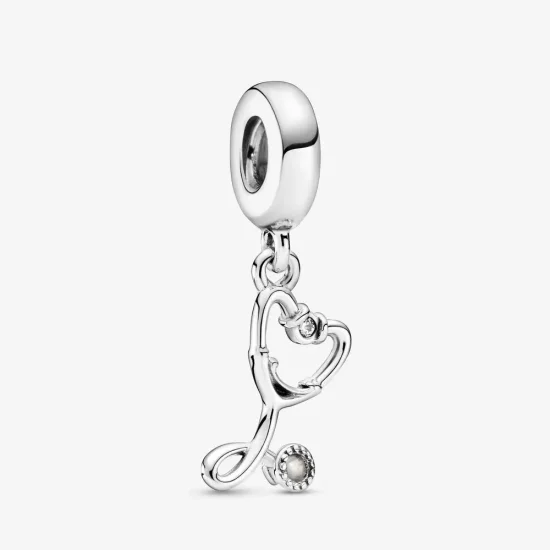 (imagine pentru) Talisman PANDORA de tip pandantiv cu stetoscop în formă de inimă - 799072C01