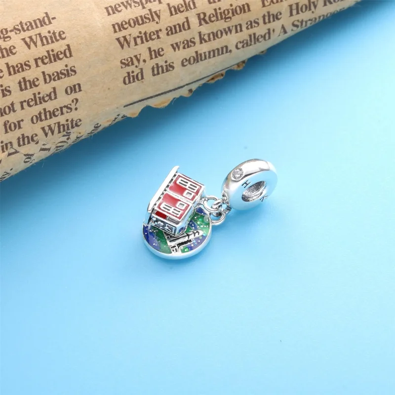 (imagine pentru) Talisman PANDORA de tip pandantiv cu Tramvaiul de vârf din Hong Kong - 798926C01 - Vizualizare 3