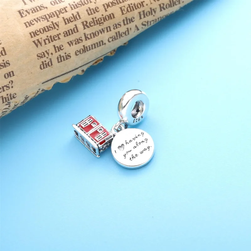 (imagine pentru) Talisman PANDORA de tip pandantiv cu Tramvaiul de vârf din Hong Kong - 798926C01 - Vizualizare 4
