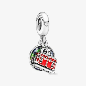(imagine pentru) Talisman PANDORA de tip pandantiv cu Tramvaiul de vârf din Hong Kong - 798926C01