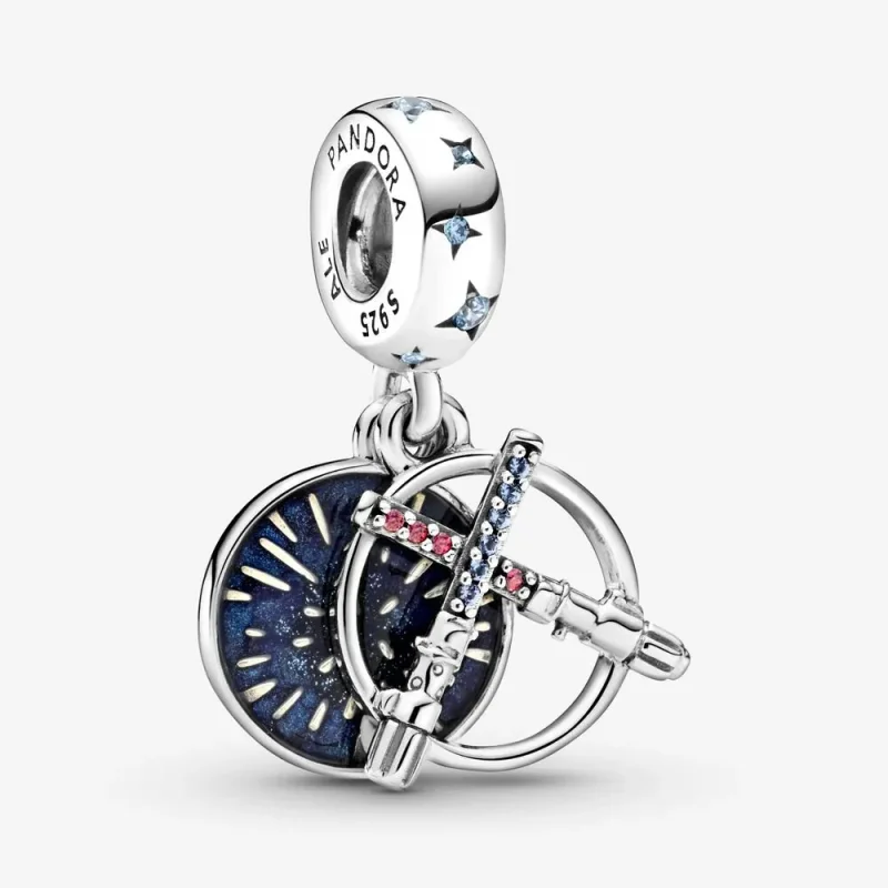 (imagine pentru) Talisman PANDORA de tip pandantiv dublu sabie laser Războiul stelelor - 799252C01