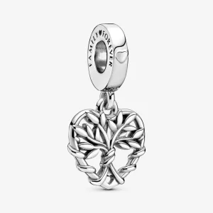 (imagine pentru) Talisman PANDORA de tip pandantiv în formă de inimioară cu arbore genealogic - 799149C00