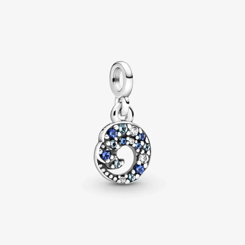 (imagine pentru) Talisman PANDORA de tip pandantiv Valurile mele oceanice albastre - 799010C01