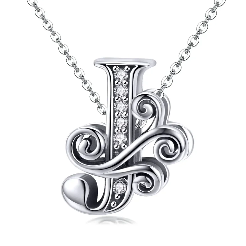 (imagine pentru) Pandora Style Charm cu Flori Strălucitoare Pavé și Litera J - BSC030-J - Vizualizare 2