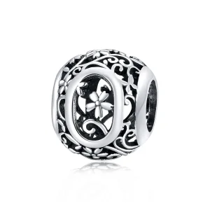 (imagine pentru) Pandora Style Charm cu Flori Openwork Litera O - SCC1444-O
