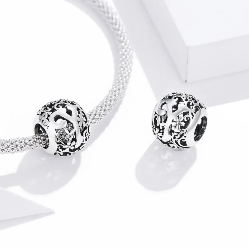 (imagine pentru) Pandora Style Floare cu Deschizături Litera Y Charm - SCC1444-Y - Vizualizare 4