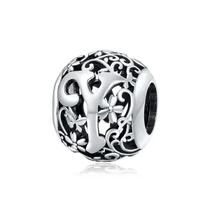 (imagine pentru) Pandora Style Floare cu Deschizături Litera Y Charm - SCC1444-Y