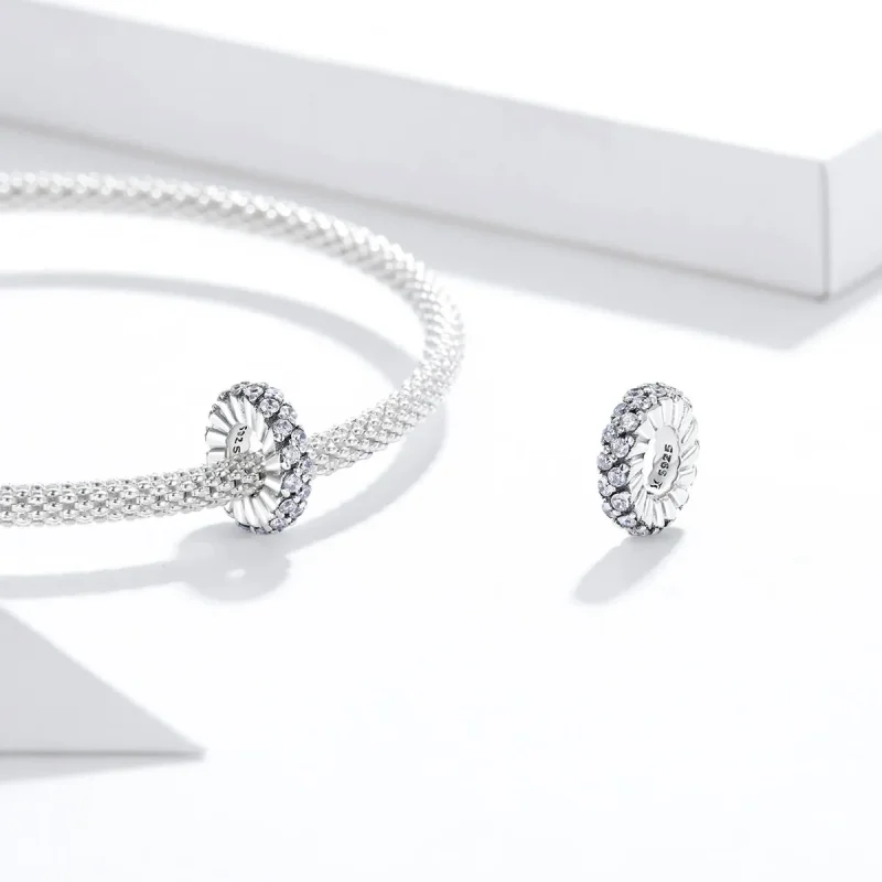 (imagine pentru) Pandora Style Spacer Strălucitor de Iarnă - SCC1648 - Vizualizare 4