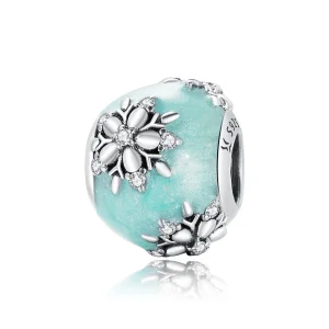 (imagine pentru) Pandora Style Shiny Snowflakes Charm - SCC1650