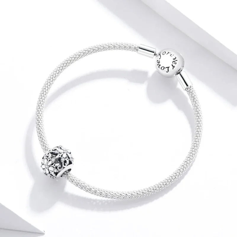 (imagine pentru) Pandora Style Charm cu Fulgi de Zăpadă Openwork - SCC1651 - Vizualizare 3