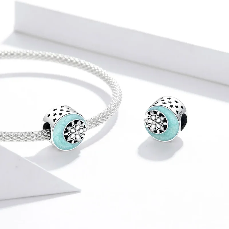 (imagine pentru) Pandora Style Charm Zăpadă și Lumina Lunii - SCC1653 - Vizualizare 4